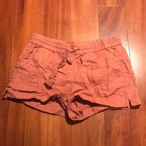 Loft size s burnt orange shorts worn 1 time